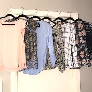 Ann Taylor LOFT blouses size XS Lot